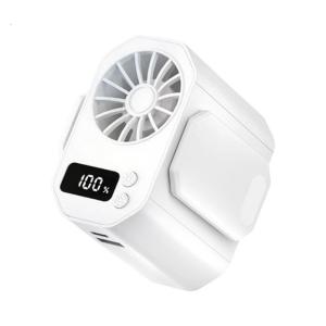 Powerful 100 Speed Clip Fan with 4000mAh Waist Design Quiet Cooling Device Suitable for Camping Gym Home Use