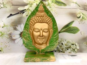 Tượng Lá Bồ Đề Phật Thích Ca Phật Tổ 3D tuyệt đẹp