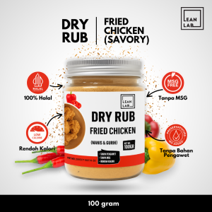 Bumbu Masak Leanlab Marinasi Rendah Kalori 100g x1 (Original/Cajun/Teriyaki/Fried Chicken/Rendang)