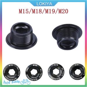 LOKIYA M15 M18 M19 M20 Aluminum Alloy MTB Bicycle Crank Screw Cap Road Bike Crankset Cover Caps Bolt