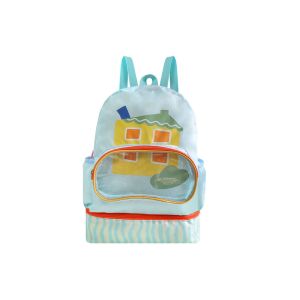 GOXBERK Waterproof Swimming Storage Bag Wet Dry Separation Cartoon Design Childrens Swimming Bag Cute Double-Shoulder Swimsuit Shoulder Packs Beach Use