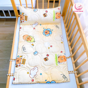 Túi nệm Katina House cho bé đi học tencel 60s mát mịn xịn sò phù hợp mầm non tiểu học