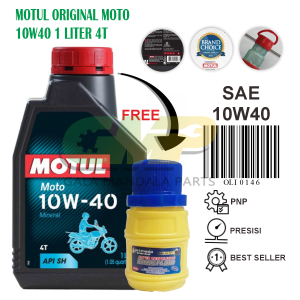 Oli Motul Moto 1 Liter 4T 10w40 Oil 1000ml Motor Sport Trail Vixion KLX Byson R15 CB150R Verza
