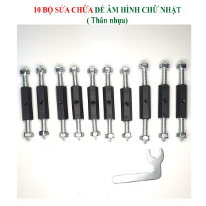 [Bộ 2 chiếc]Phụ kiện sửa đế âm công tắc ổ cắm điện - Chiều dài vít điều chỉnh 50-85mm HNM