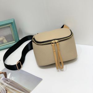 HANKE Fanny Pack Pebbled Leather Womens Crossbody Bag