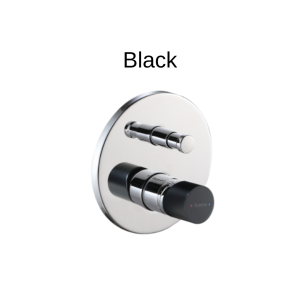Rubine Bologna BO 3169 CH Concealed Bath Mixer Tap (Rose Gold/Chrome/Black)