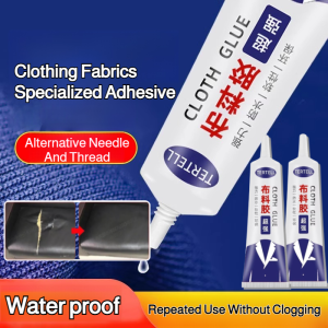 Fabric Sewing Adhesive Washable Needlework Repair Glue Quick Drying Jeans Clothing Leather Sewing Solution