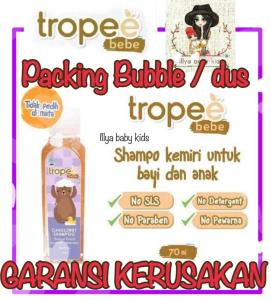 Tropee Bebe Shampoo & Body Wash 100ml / Candlenut Shampoo 100ml / Hair Lotion 100ml
