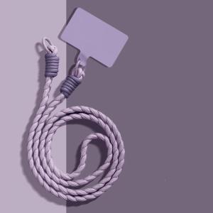 10 Colors Hand Woven Mobile Phone Lanyard Crossbody Braided Lanyard Colorful Handmade Rope Neck Hanging