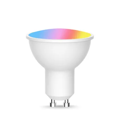 TUYA Wifi Smart GU10 Light Bulb Spotlight RGB CCT 100-240V 4W Dimmable LED Light Bulb Voice Control work with Alexa Goo gle Home Yandex Alice
