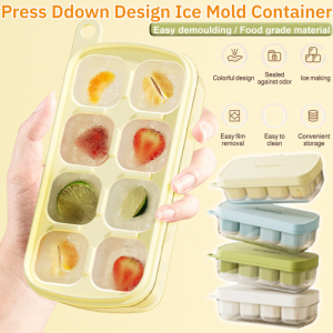 Soft Press Silicone Ice Cube Tray Freeze Food Grade Silicone Ice Cube Tray Home Use Ice Maker