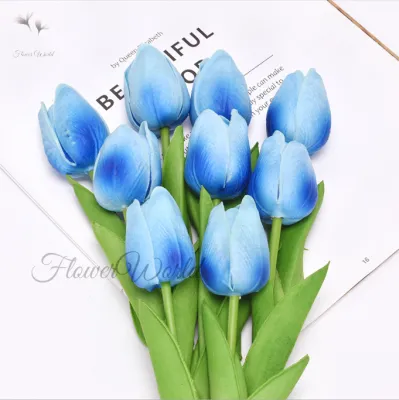Bunga Tulip 1 Tangkai Bunga Palsu Plastik Buatan Imitasi Hias Dekor Buket Bouquet Rumah Pesta/Bunga Hias Plastik/Bunga Hias Plastik Murah Dan Import/Bunga Tulip Bahan Latex/Bunga Hias Per Tangkai