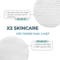 Toner Pad Cấp ẩm sâu, làm sáng da mờ thâm OVERall Hydrating & Brightening Booster 160g/ 60 miếng. 