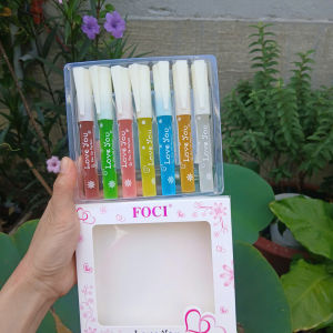 Hộp Combo 7 chai nước hoa bút nhiều mùi dễ thương trẻ trung năng động Foci siêu HOT 10ml/1chai