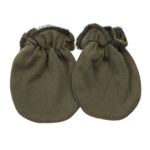 1คู่สำหรับทารกแรกเกิดเพื่อป้องกันรอยขีดข่วนบนใบหน้าถุงมือสีทึบเด็กทารกป้องกันการขีดขวนผ้าฝ้ายนุ่ม Gl