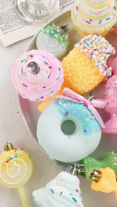 1Box Christmas Tree Baubles Shatterproof Hanging Ornament for Holiday Tree Window Decorations Seasonal Embellishments