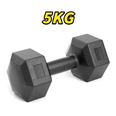 Tạ tập gym hình lục giác 5KG Trọng lượng chính xác Quả tạ tập thể dục đa năng 1-5kg