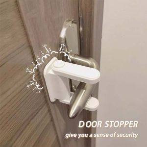 Door stopper open door outside live alone top door artifact safety girl open door block door anti-opening blocking door anti-theft household child safety lock
