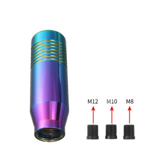JDMGRAM Aluminum Universal Car Gear Knob 8.5cm Automatic Manual Auto Shifter Knob Handle JDM Anti-Slip Tombol Gear Shift Lever Automobile Accessories
