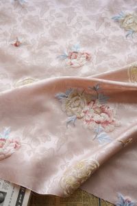 High Quality Jacquard Embroidery Fabric Heavy Work Colored Weave Elegant Dress Clothing Textile Decoration Material