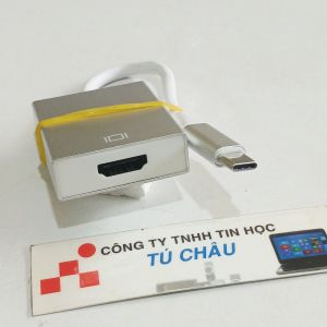 Cáp chuyển Type C ra HDMI dài 20Cm / USB C to HDMI Cable