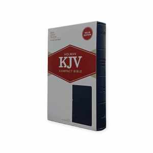 KJV Compact Bible – Navy Leather-Like Cover (Value Edition)