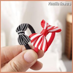 【Pinellia flowers】 Mini Doll Bow Hair Hoop Headband Doll Hair Accessories Dollhouse Scene Decoration Dolls Dress Up Toy Pretend Play Toys