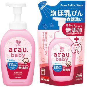 Nước rửa bình sữa ARAU baby - bình 500ml - túi 450ml