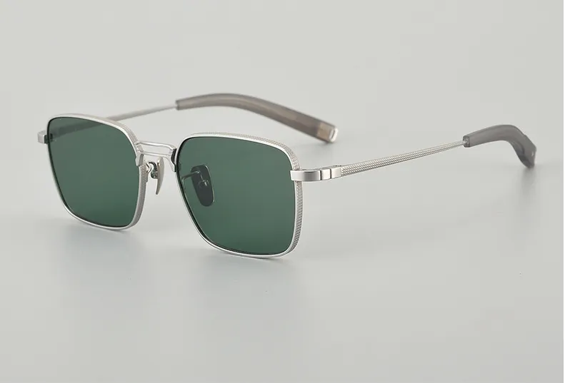 Driving Polarized Sunglasses Pure Titanium Men Eyewear Top Quality