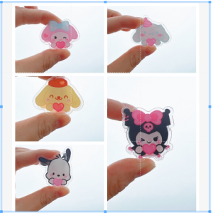 Sanrio snack note holder sealing clip PP clip file clip stationery gift