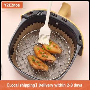 【Local shipping】 Vòng Nồi chiên không khí giá với chân Stackable lưới nướng giá thép không gỉ chống ăn mòn cho nhà bếp lò hấp nồi