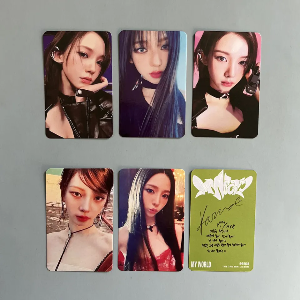 Aespa Drama PhotoCards Winter Karina Giselle Ningning Photo Cards 4 Per Set I4261726906 - Foto 6