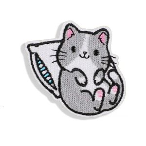 xpkQ Paw Cartoon Cloth Sticker Clothes Decoration Clothes Embroidery Jeans Jacket Embroidered Appliques  Patches Sewing Fabric 6B2Z9