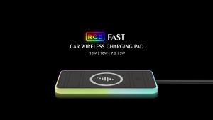 Magnetic Car Wireless Charger Pad RGB Light Non-Slip Car Charger for iPhone 17 16 15 14 13 Xiaomi Airprods Fast Charging