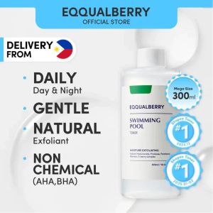 Eqqualberry Swimming Pool Daily Facial Toner 300ml - Acne Pimple Solution Oil Control Exfoliating
