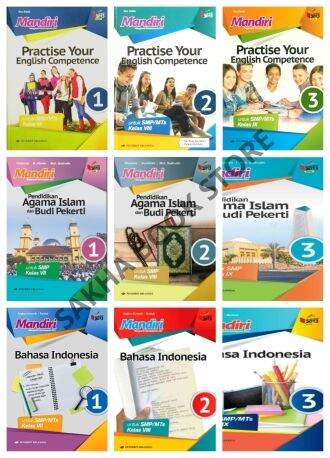 BUKU LATIHAN SOAL MANDIRI BAHASA INDONESIA AGAMA ISLAM ENGLISH SMP ...