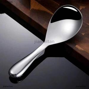 [COD] jiameitan 304 Stainless Steel Rice Spoon Anti Scalding Large Capacity Thicken Cooker Scoop Multi-purpose Tableware Buffet Serving Spoons