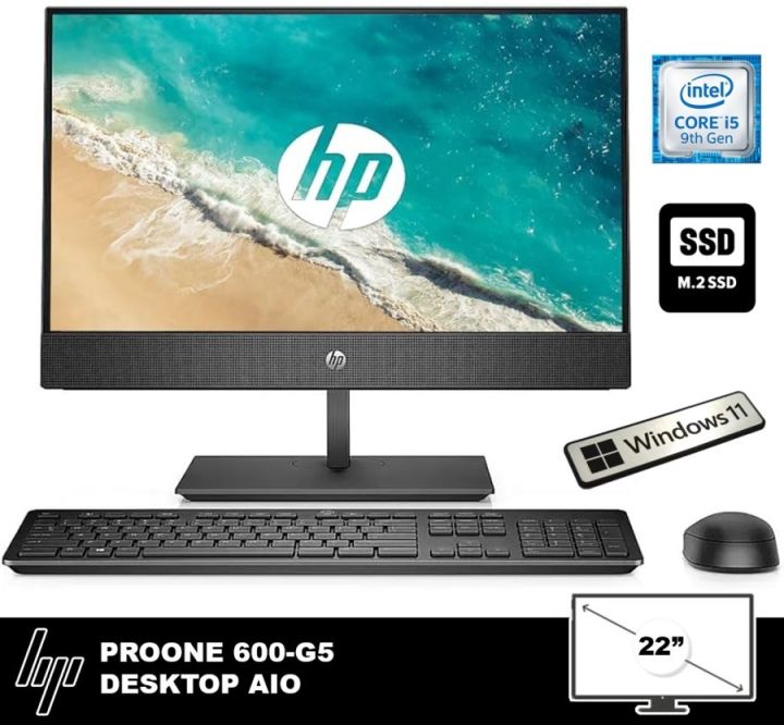 PC AIO HP PROONE 600-G5 Core i5-9500T | 8GB / nVme 512GB | 22