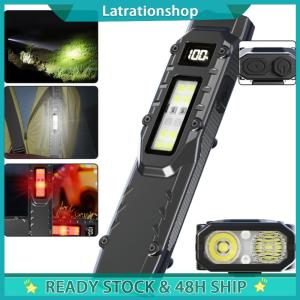 【New Arrival】 LED Ultra Slim Flashlight IPX44 Waterproof Super Bright Flashlight 1200LM Mini Camping Light for Camping Fishing Walking