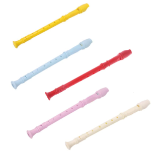 8 Holes Musical Soprano Recorder Long Flute Plastic Instrument