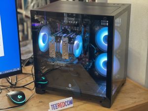 คอมพิวเตอร์ 14คอ28เทรด บอท ตัดต่อ เล่นเกมส์ ทํางาน INTEL xeon E5 2680V4 14C 28T RAM  16G-128GB VGA 4G-8G M.2NVME512GB"PRELOVED"