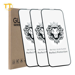 Tri-Town Tempered Glass For iPhone 11 12 13 14 15 16 Pro Max 7 8 Plus X XR XS Max Full Cover Screen Protector