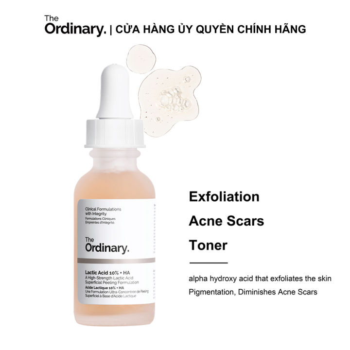 The Ordinary Lactic Acid 10 + HA Pigmentation, Diminishes Acne Scars