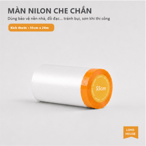 Băng keo nilon chắn sơn chắn bụi che phủ bề mặt | Công cụ sơn Loho House