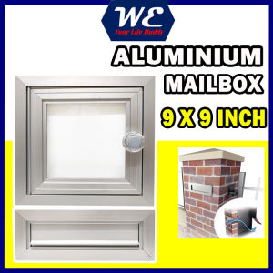 Heavy duty aluminium letter box head and tail/Antique letter box/Aluminium letter box/Peti surat aluminium/信箱/铝信箱