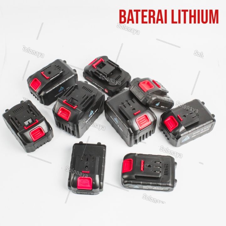 Baterai bor tanpa kabel 21 VF dan 98 VF Electric drill battery