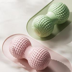 Bóng mát xa Hình Đậu Phộng đôi lacrosses massage bóng gây nên điểm sâu mô tập thể dục giãn màng Cân cơ cơ bắp relaxer
