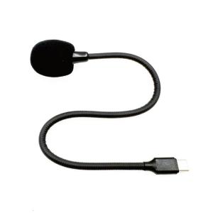 USB C Microphone 360 Degree Adjustable Gooseneck Noise Canceling Technology External USB C Gaming Microphone for Laptop