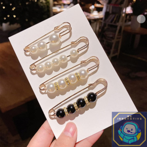 INNOVATIVE SHOP PH 10pcs Pearl Brooches Set for Womens Clothing and Accessories The Waistband Tightening Pin