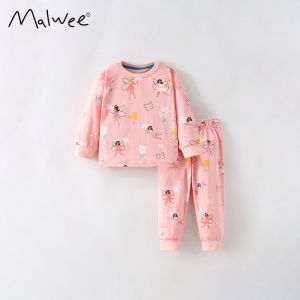 Bộ Malwee bé gái mùa thu mới hồng cô tiên 9735